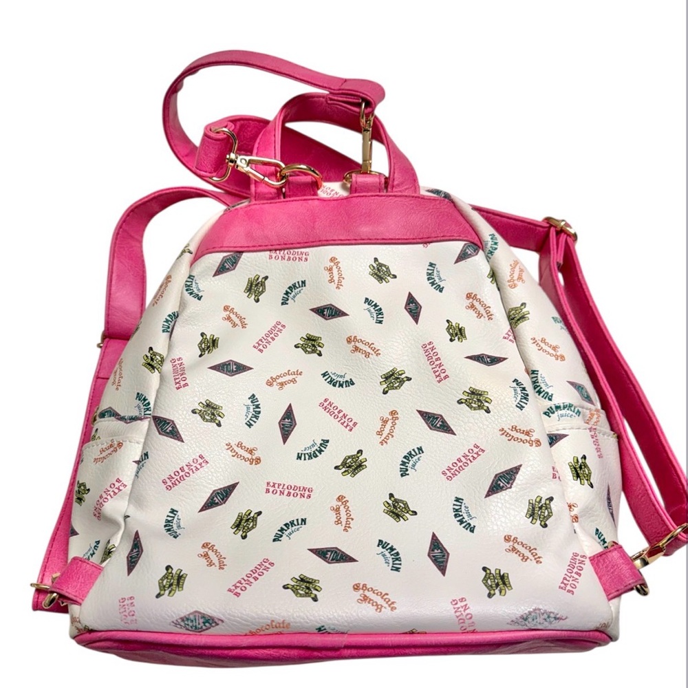 Harry Potter Wizarding Worlds Universal Studios Honeydukes Mini Backpack Pink - Picture 6 of 16
